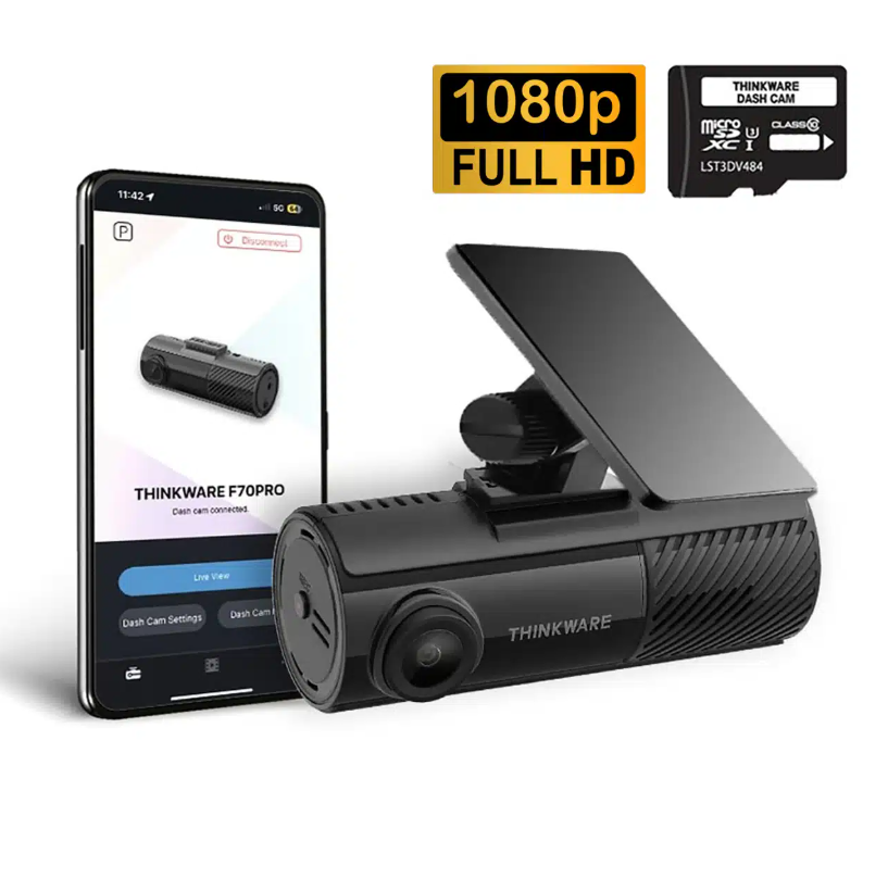 Thinkware F100 Dash Cam Size