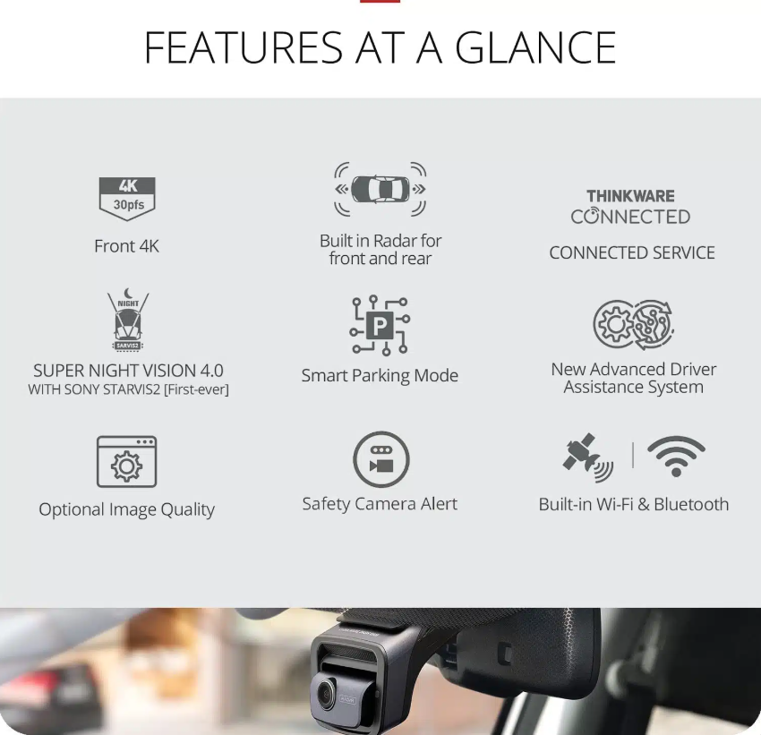 Thinkware U3000 Dash Cam
