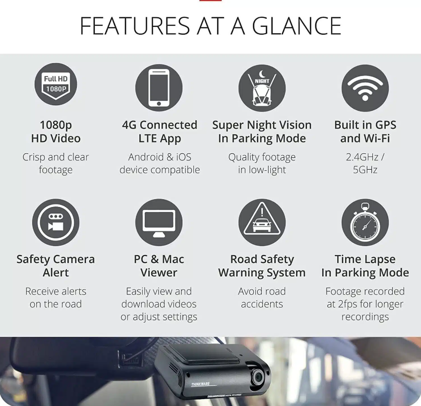Thinkware T700 LTE Dash Cam