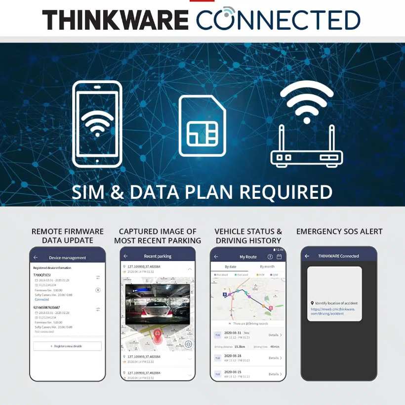 Thinkware T700 LTE Dash Cam