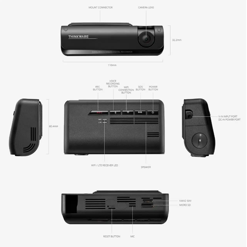 Thinkware T700 LTE Dash Cam